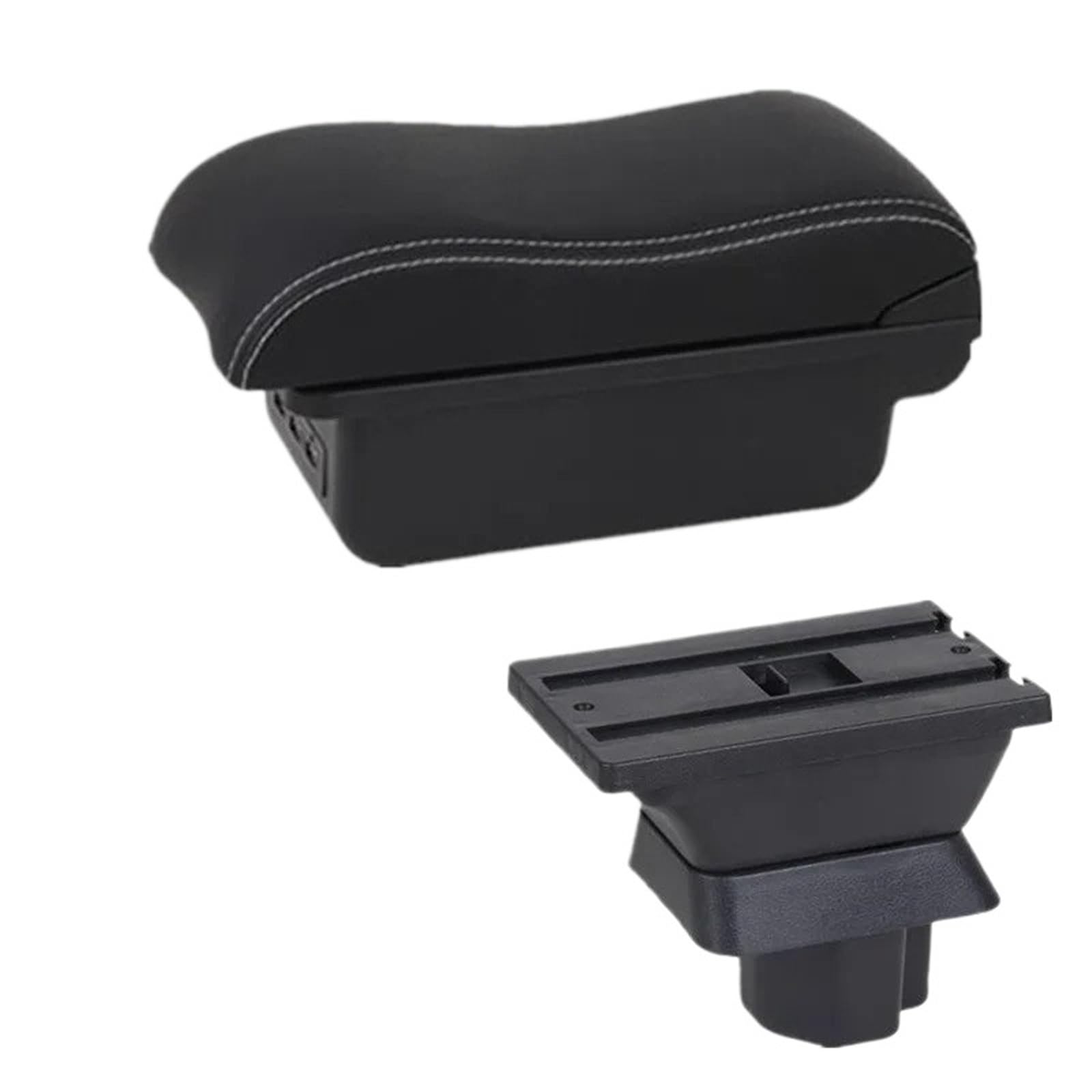 JMOLXURI Car Armrest Box For Mazda 2 For Demio Armrest Box Center Console