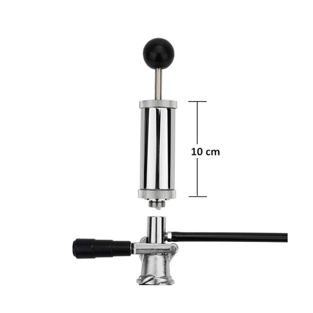 Namvo S Type Beer Party Pump, 4-calowy kranik do piwa z kurkiem piknikowym do domowego rewing