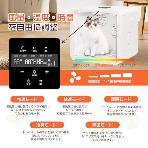 Zoifada 82L大容量ペットドライルーム LQ-HG003 の商品画像 1