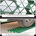 OHHRRIDGO Shed Base Plastic Grid,50x50x5/7cm Gravel for Paving Driveway Outdoor Walkway Pavers Ideal for Landscaping & Parking Lots(5cm12 Pieces)
