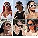 AWGSEE Trendy Wave Mask Sunglasses for Women Men Oversized Shield Sun Glasses Fashion Designer Style
