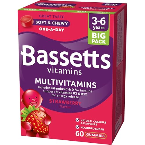 Bassetts Vitamins 3-6 Years Strawberry Flavour Multivitamins 60 Gummies - Image 3