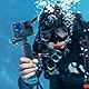 Sametop Schwimmender Handgriff Schwimmer Handler Floating Hand Grip Schwimmend Stick Zubehör Kompatibel mit GoPro Hero 13 12 11 10 9 8 7 6 5 4 Session Max DJI Osmo Action Kameras (Blau)