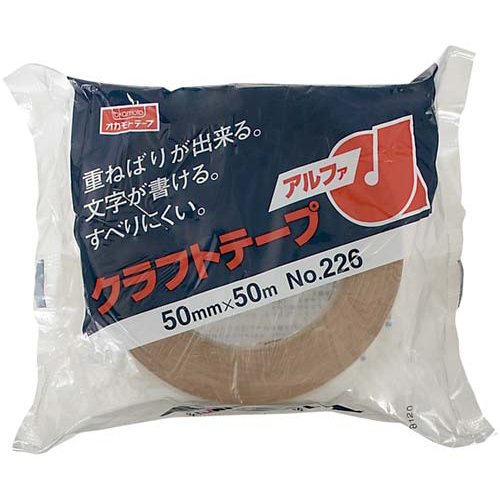 オカモト クラフトテープ No.226 アルファ 50mm×50m 50巻 Amazon | オカモト クラフトテープアルファ No．226 50巻