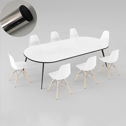 Miniatura 5 de 12 tapones de plástico negro de 0.984 in (1 pulgada), tapa de extremo de tubo para acabado de muebles de tubo redondo