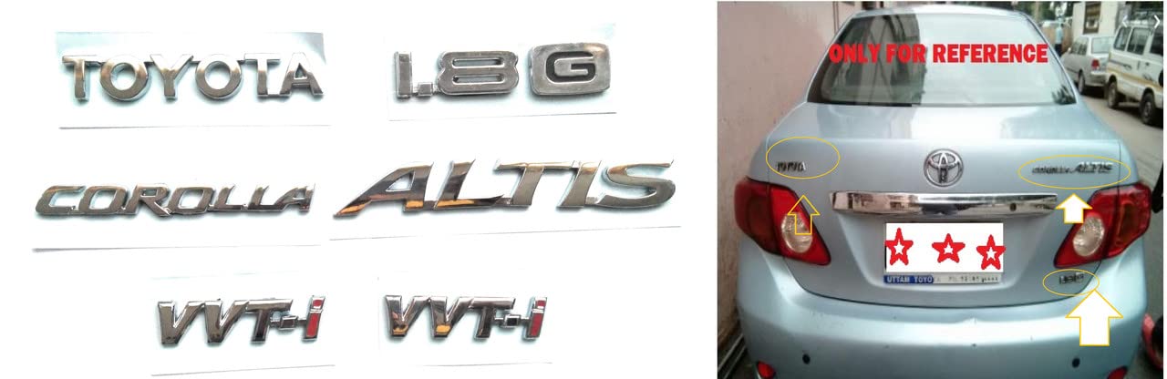 MVKS CAR Badge Emblem Monogram Logo Decal Wrap Sticker 3D Symbol Graphic Compatible with Altis KIT 3-picture-31