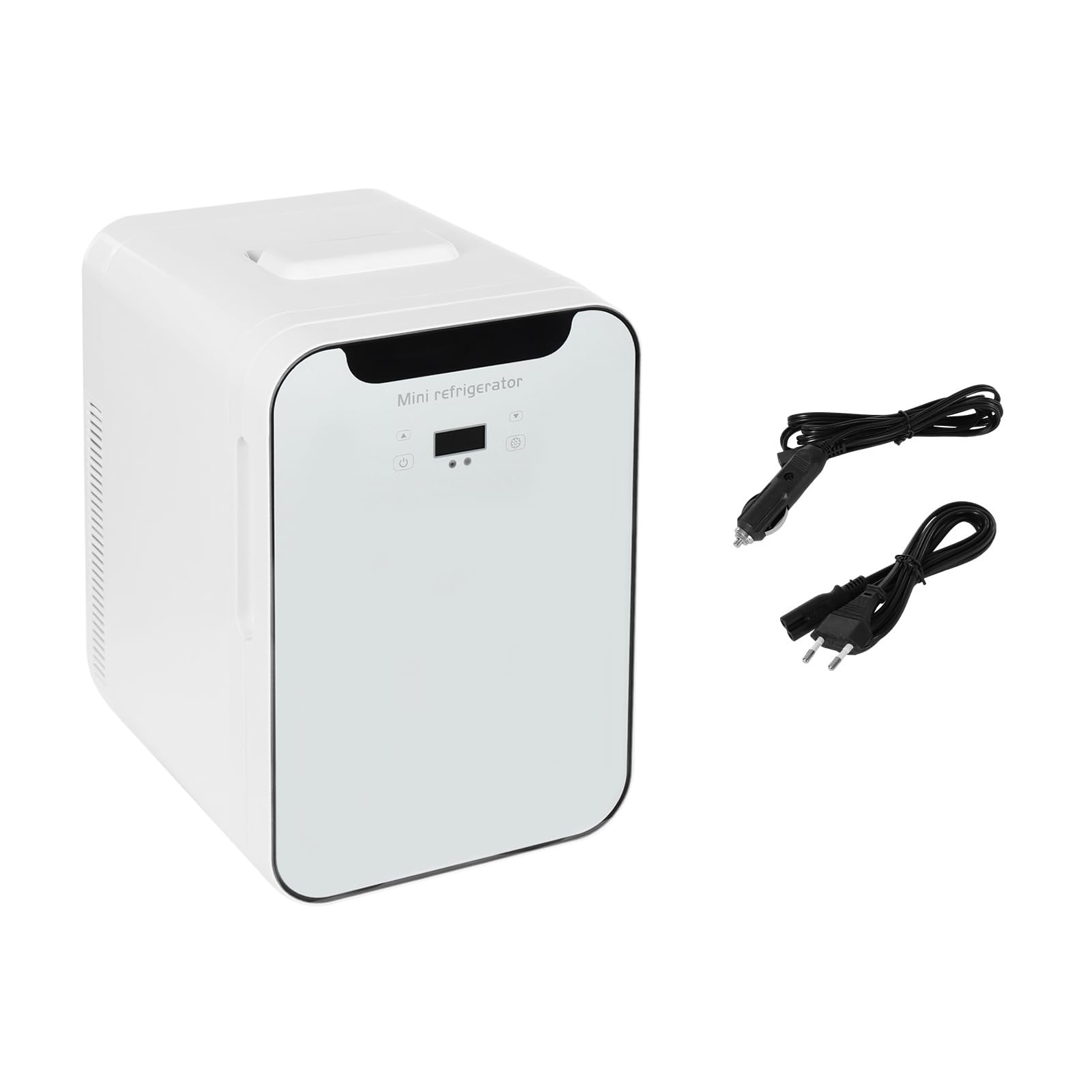 Mini frigo, riflettore da 20 litri portatile 220 V-240 V, con regolazione della temperatura e visualizzazione numerica a LED, 27,2 x 34,5 x 42,2 cm, per auto e casa il cibo, cura della pelle