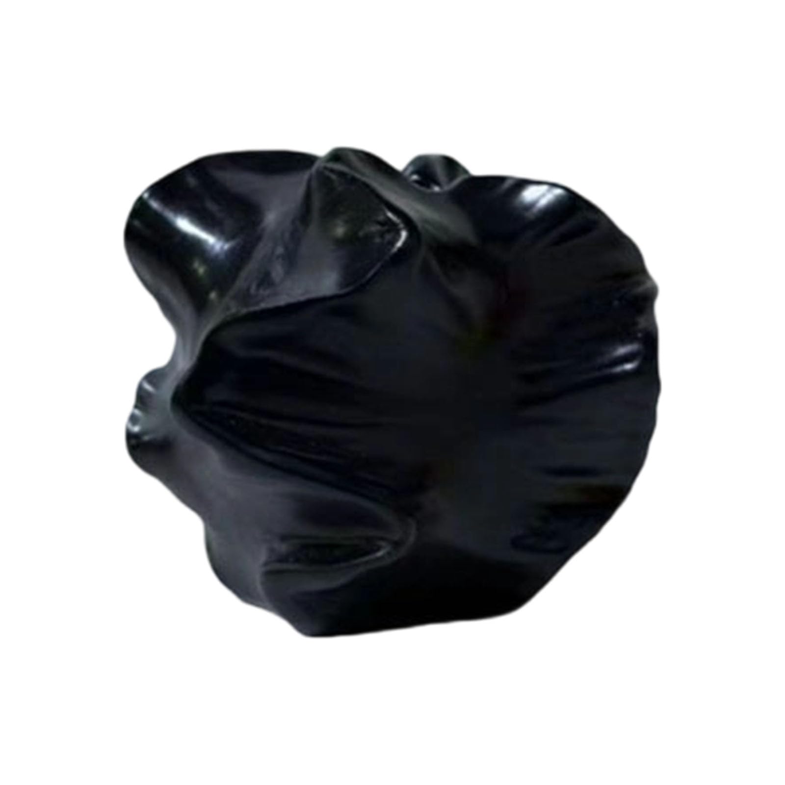 Kalttoy Black Shatterproof Resin Flower Vases Abstract Irregular Corals Shape Flower Pots For Home And Centerpieces Decors Artistic Vases