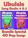 Ukulele Song Book 4 & 5 - 40 Popular Songs With Lyrics and Ukulele Chord Tabs - Bundle of 2 Ukulele Song Books: Ukulele Chord Tabs (Ukulele Songs 1)