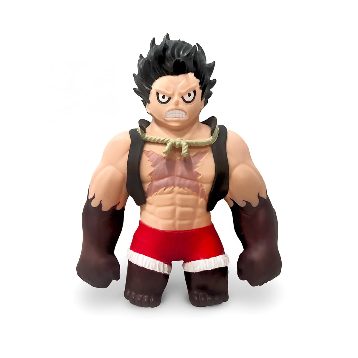 CICABOOM Elastikorps Fighter - Stretchy Toy to Deform - Maxy Size 23 cm - One Piece - Luffy Snakeman