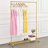 BOSURU Rolling Gold Industrial Rack