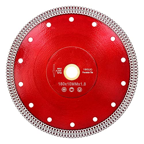 Casaverde Super Thin Diamond Porcelain Cutting Blade Tile Blade 7 for Cutting Porcelain Tiles Granite