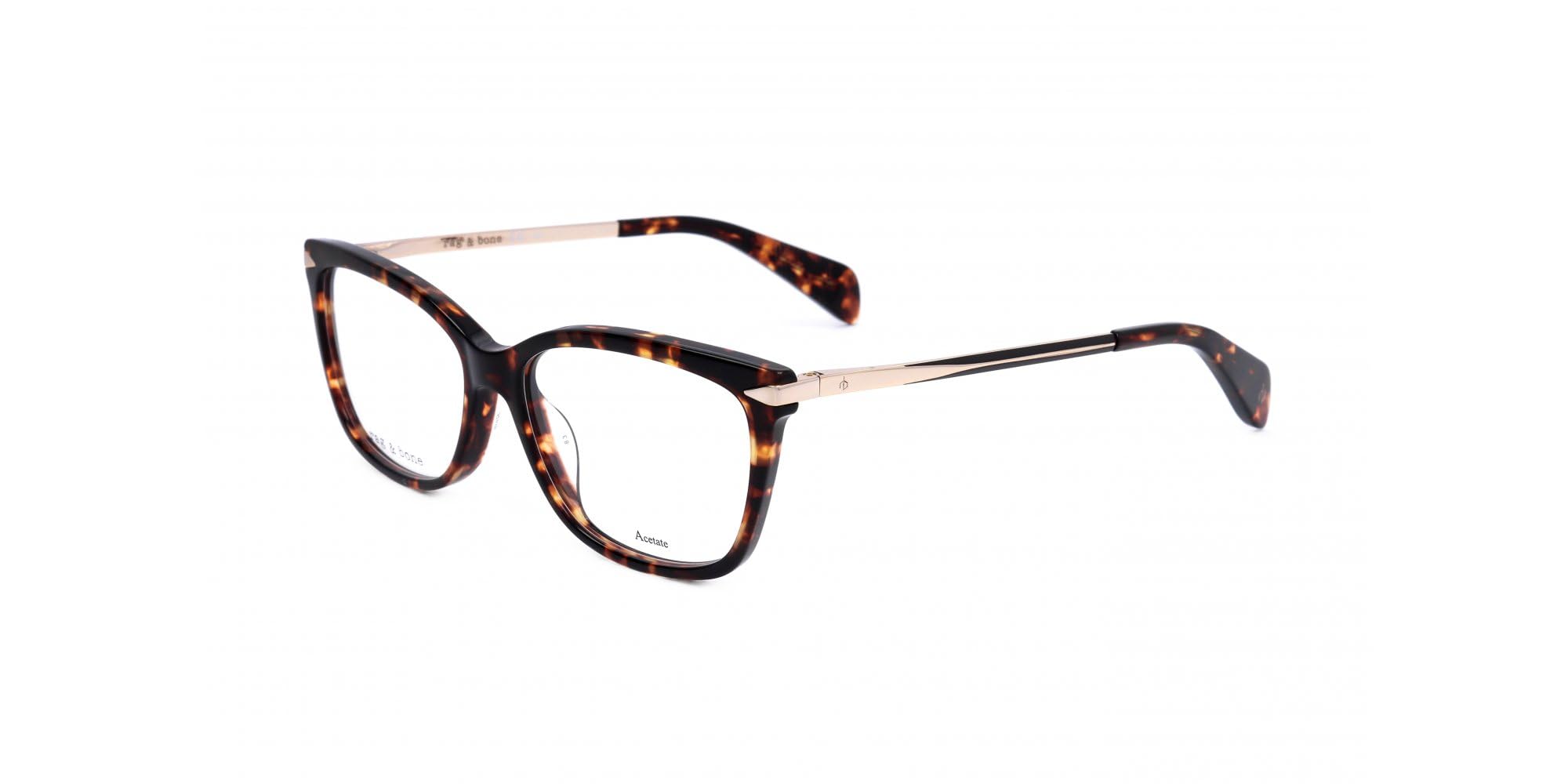 RAG & BONE Women's RNB3010 Sunglasses, HAVANA GOLD, 52