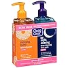 Clean & Clear 2-Pack Day and Night Face Cleanser Citrus Morning Burst Facial Cleanser with Vitamin C and Cucumber, Relaxing Night Facial Cleanser with Sea Minerals, Oil No & Hypoallergenic Face Wash