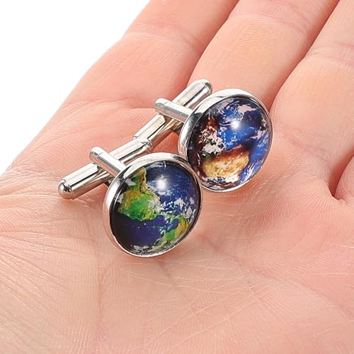Gemelos redondos Retro Globe para hombre miniatura 7