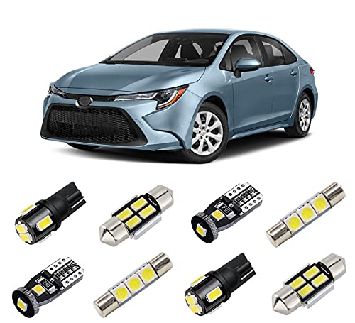 Kit de luces LED interiores blancas para Toyota Corolla 2003-2022 miniatura 1