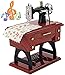 JZLMF Mini macchina da cucire, stile retrò, carillon meccanico, carillon decorativo, giocattolo creativo