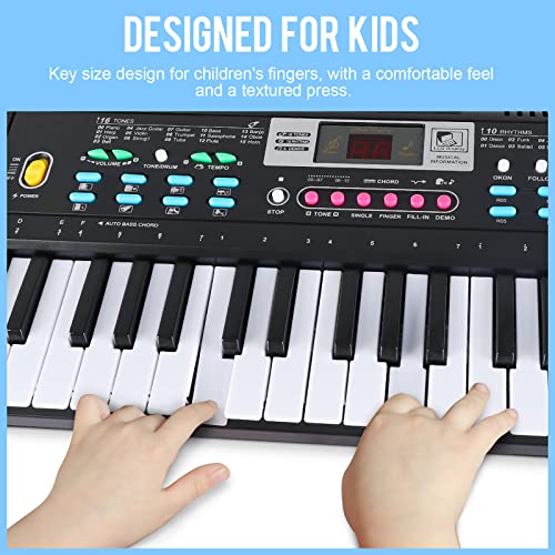 RenFox Clavier Electronique 61 Touches Clavier de Piano Enfants Piano Jouet Clavier avec Microphone, Chargable Pianos… - Les Beatles, Paul McCartney, John Lennon, RIngo Starr, George Harrison RenFox Clavier Electronique 61 Touches Clavier de Piano Enfants Piano Jouet Clavier avec Microphone, Chargable Pianos… – Image 5