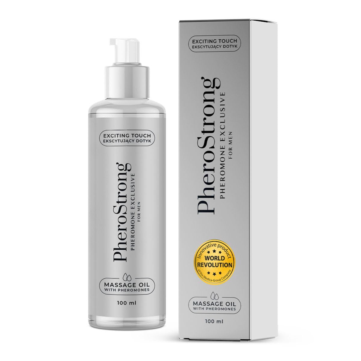 PHEROSTRONG - ACEITE DE MASAJE EXCLUSIVE PARA HOMBRE 100 ML