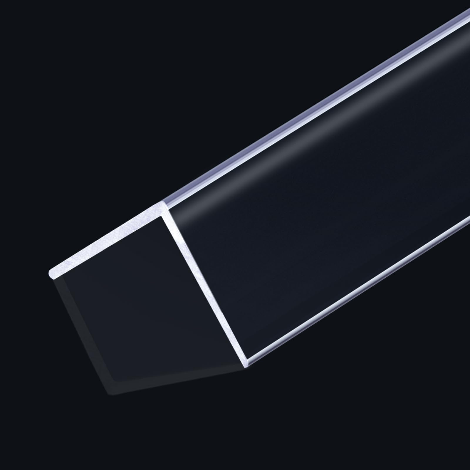Sasylvia 1 Pcs Wall Corner Guard, 2-3/8 X 36 Inches, Clear, Vinyl