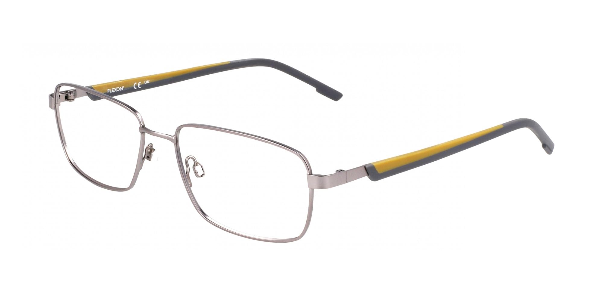 GAFAS FLEXON FLH6077 - C: SATIN GUN/KHAKI Eye Size: 54 Bridge: 17 Cura della persona e salute