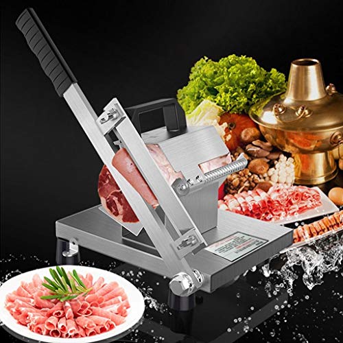 ZWB Allesschneider Fleischschneidemaschine for den Heimgebrauch, Hand Lebensmittel Cutter, Gemüse Chopper einstellbare… – Bild 3