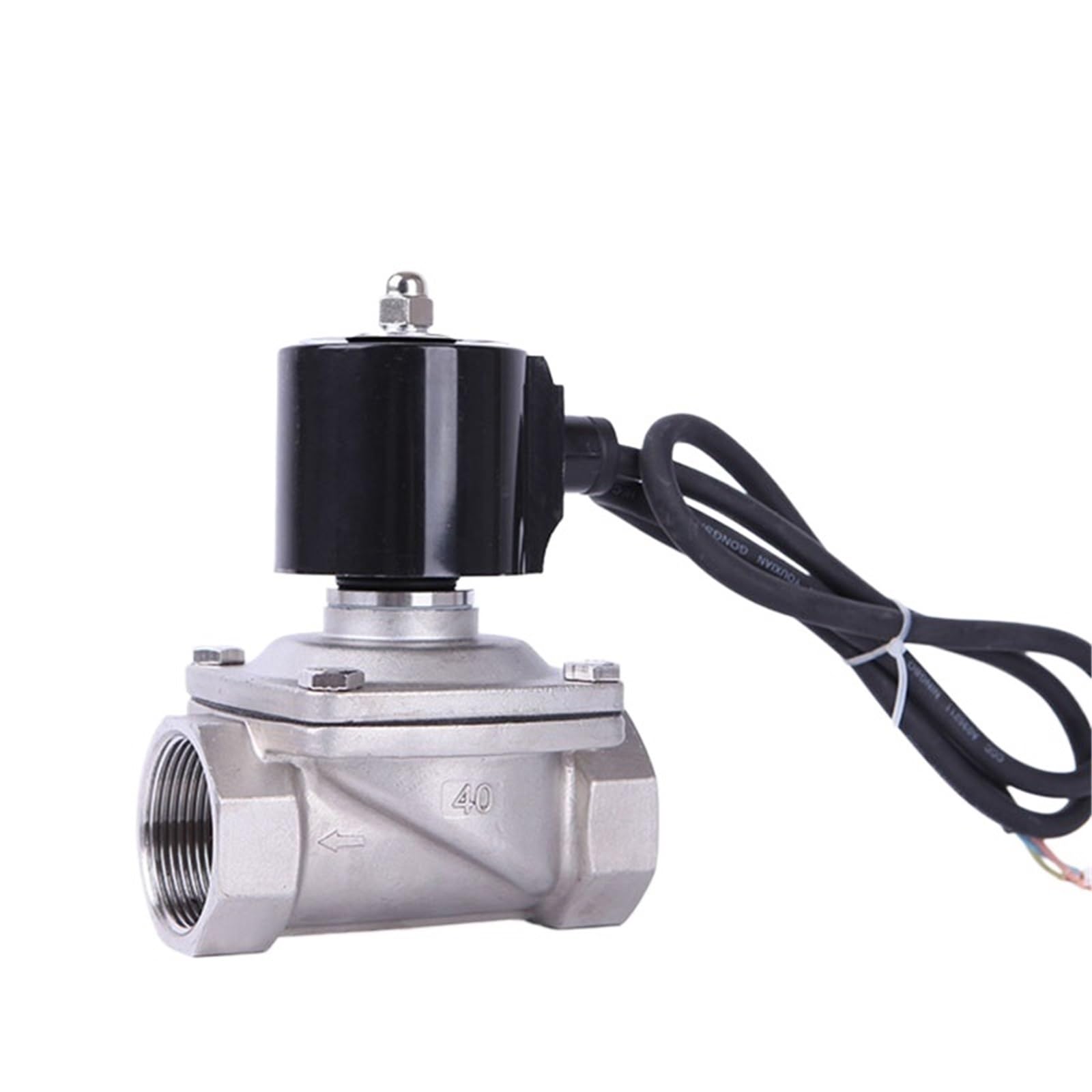 Coasddrld 1-1/2 " Stainless Steel Solenoid Valve 220V 110V 24V 12V(Npt_24vac)
