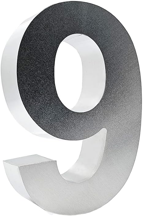 Números Puerta Modernos 20 Cm Números Industriales, Números De Casas De Aluminio, Números De Casas Antiguas, Decoración Del Números Casa Negro Contemporáneo