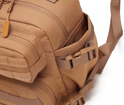 Mochila pequeña MOLLE 9L para mujer marrón miniatura 4