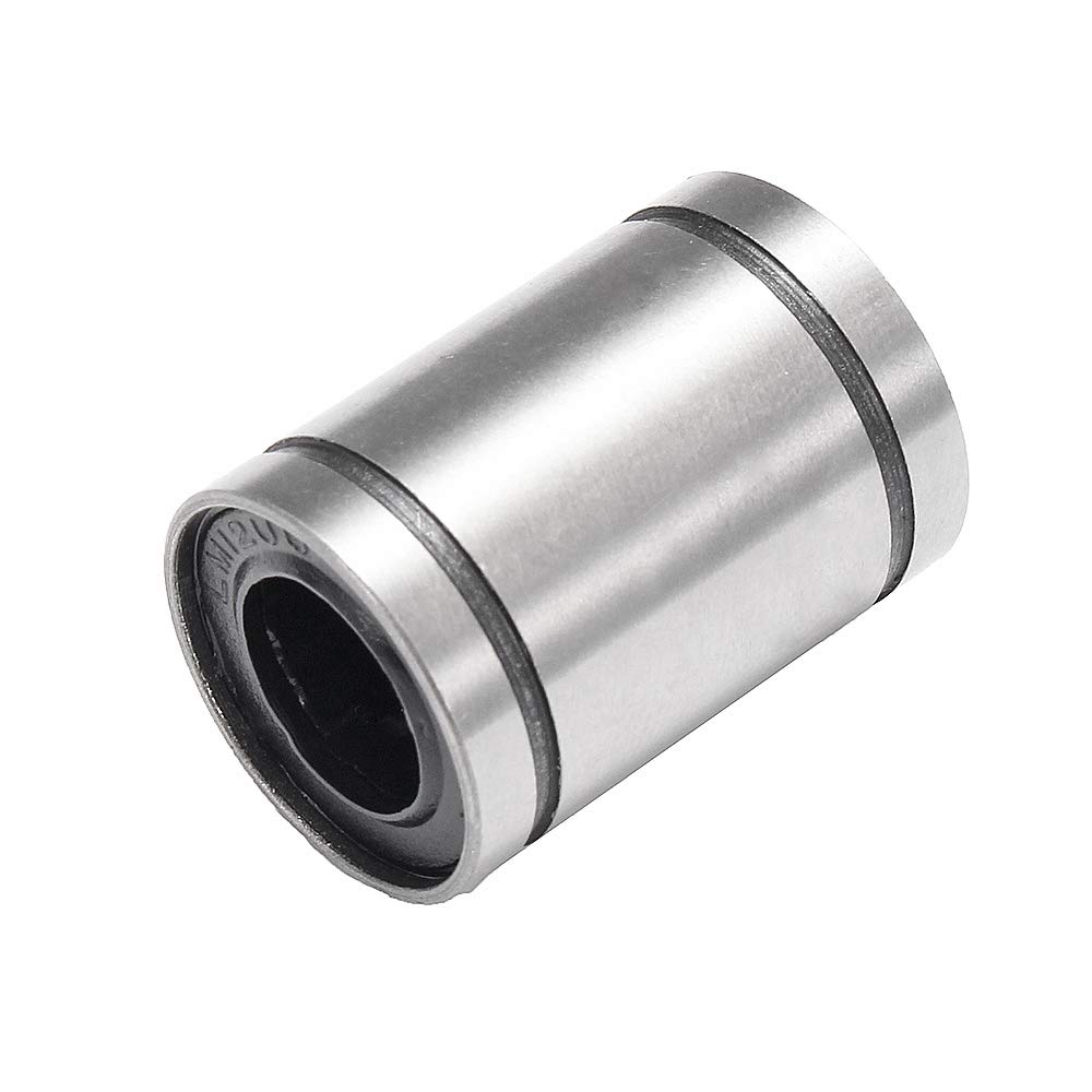 Bujes de rodamiento de bolas lineales LM12UU sellados de goma 12 mm diámetro interior