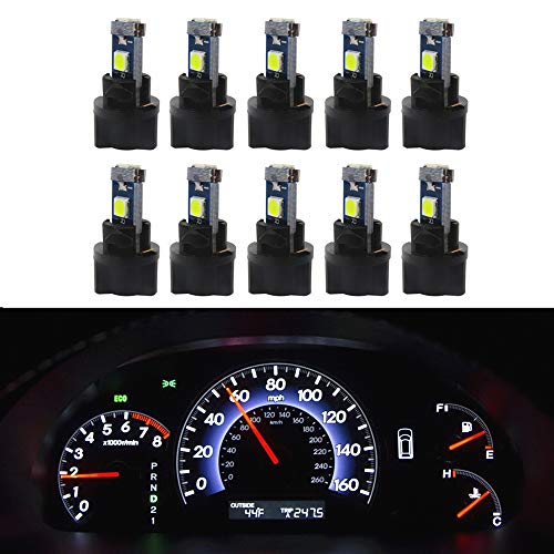 Bombillas LED T5 WLJH Twist Lock PC74 10 unidades miniatura 1