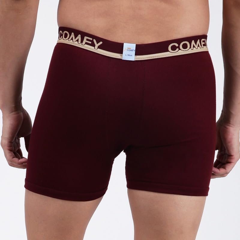 Image of Amul Comfy Men's Trunk Underwear | Soft Outer Elastic | Soft Waistband | Breathable Comfortable Innerwear | Pack of 10 | Color May Vary