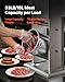 VEVOR Electric Sausage Stuffer, 33 LBS / 15 L Vertical Meat Stuffer, Stepless Speed Control and Foot Pedal, Stainless Steel Heavy Duty Sausage Filler with 4 Stuffing Tubes, for Commercial & Home Use