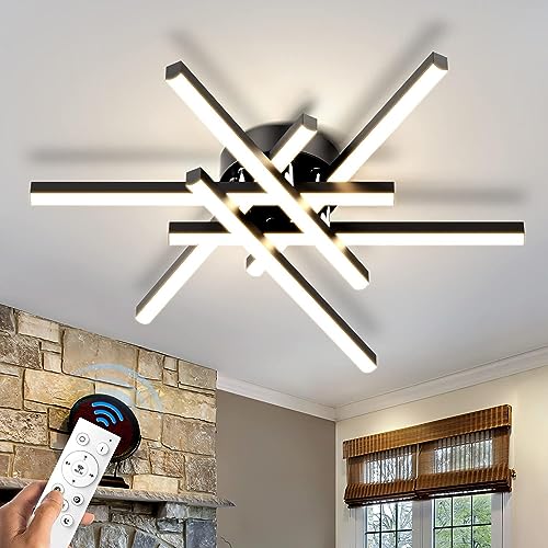 Plafonnier 40W LED à intensité variable avec télécommande 4 lumières