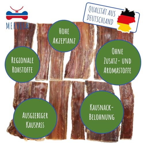 MERVELA® Pferde-Dörrfleisch für Hunde 500 g | 100% Pferd | Monoprotein