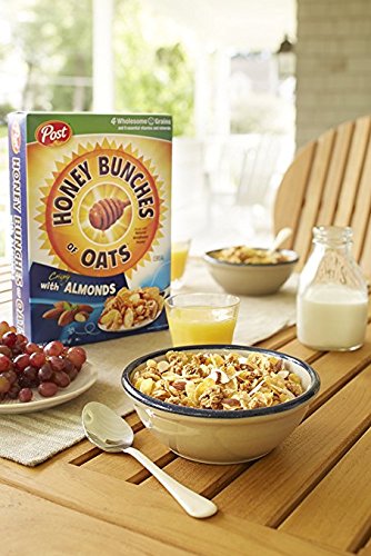 2 pack - Almond Honey Bunches of Oats, Large 18 oz boxes, with Almonds