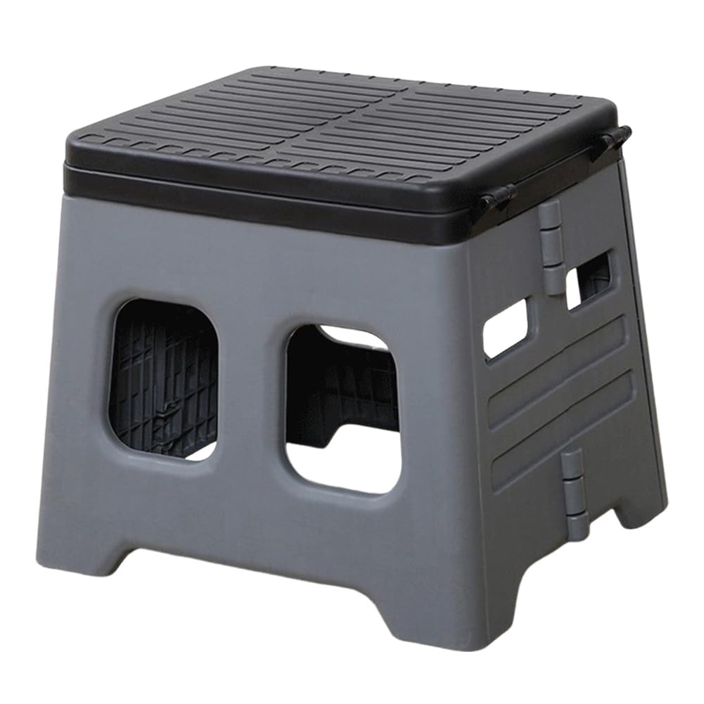 Portable Camping Toilet with Lid Travel Portable Potty Multifunctional Foldable Outdoor Camp Toilet for Emergencies