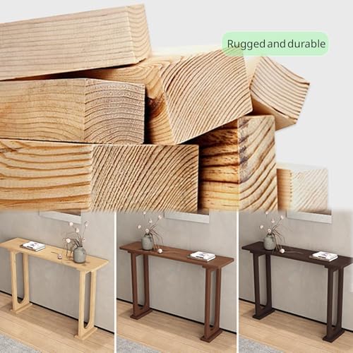Mesa de sofá de madera para decorar el salón y organizar el pasillo 5