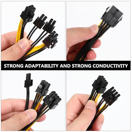 Adaptador de corriente GPU SHINEOFI de 10 piezas para conectar múltiples fuentes de poder 3