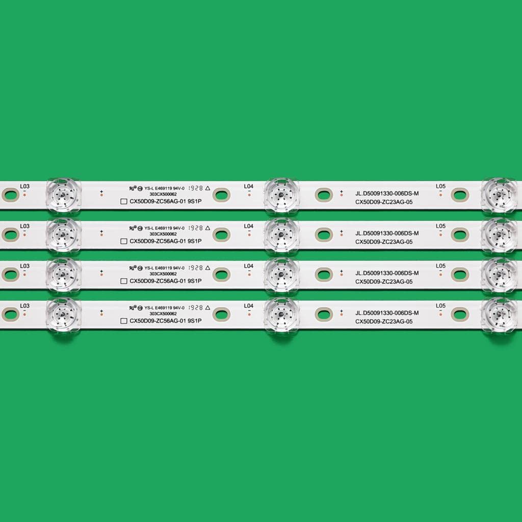 Barra de iluminación trasera LED de repuesto para panel de televisión 303CX500062 7