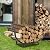 Kendane 30“ Firewood Rack Outdoor and Indoor, Compact Firewood log Storage & Holder, Stable Log Holder with Reinforced Steel Frame, Waterproof Rustproof Wood Pile Storage Rack for Fireplaces/Camping.