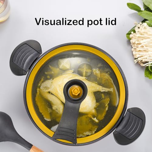 Olla a presión de aluminio 6.5 Quart Lovskoo miniatura 3