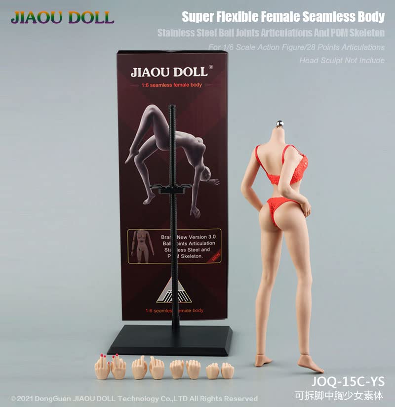 SUPER FLEXIBLE BODY フィギュア Super-Flexible Male Seamless 1/6 Scale Pale Tone Strong Body