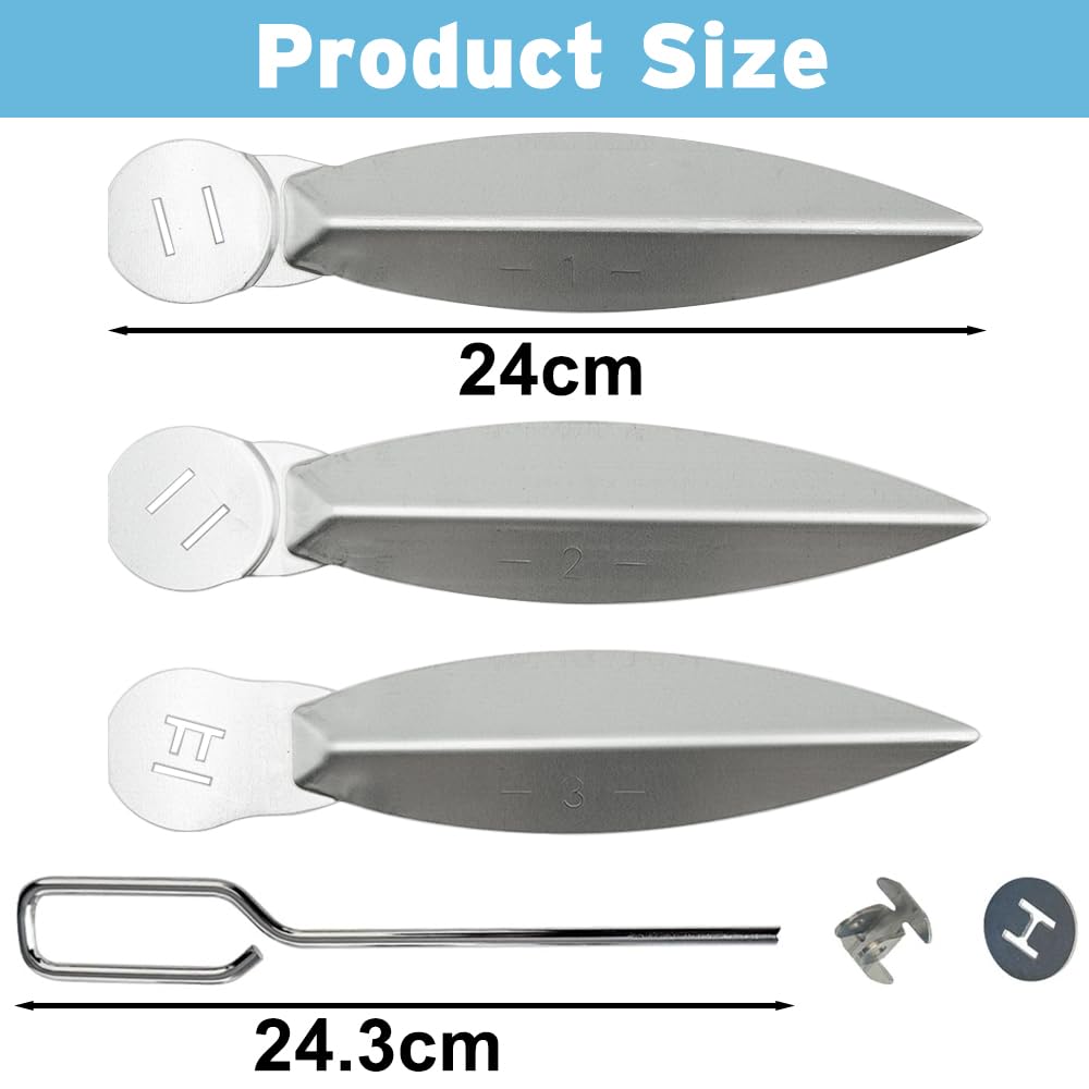 Junhui 2 Kits Nettoyage One Touch 57 Cm (22-1/2 Pouces) Pour Weber Kettle – Pièces Rechange 7444 – Système Nettoyage Cendres Facile Barbecue Charbon