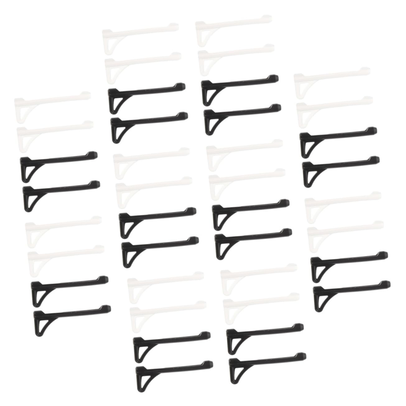 Hemobllo Anti-Drop-Brillenetui Brillenbügel Brillenhalter brillenregal Brillen-Ohrhalter kleine Ohrhaken schnapsgläser Brillengestelle rutschfeste Glasgriffe Brillenhaken Kieselgel