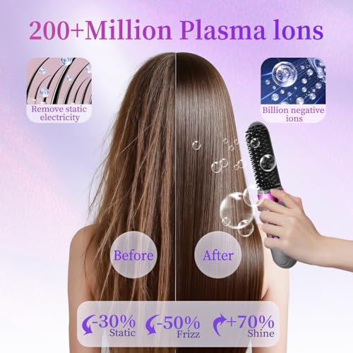 Cepillo alisador inalámbrico Go Brush Pro con 4 temperaturas miniatura 2