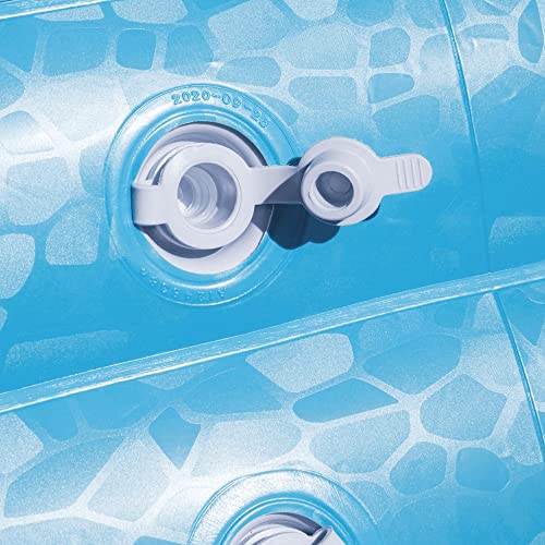 Rechteckiger Bestway Family Pool Deluxe in Blau 305 x 183 x 56 cm