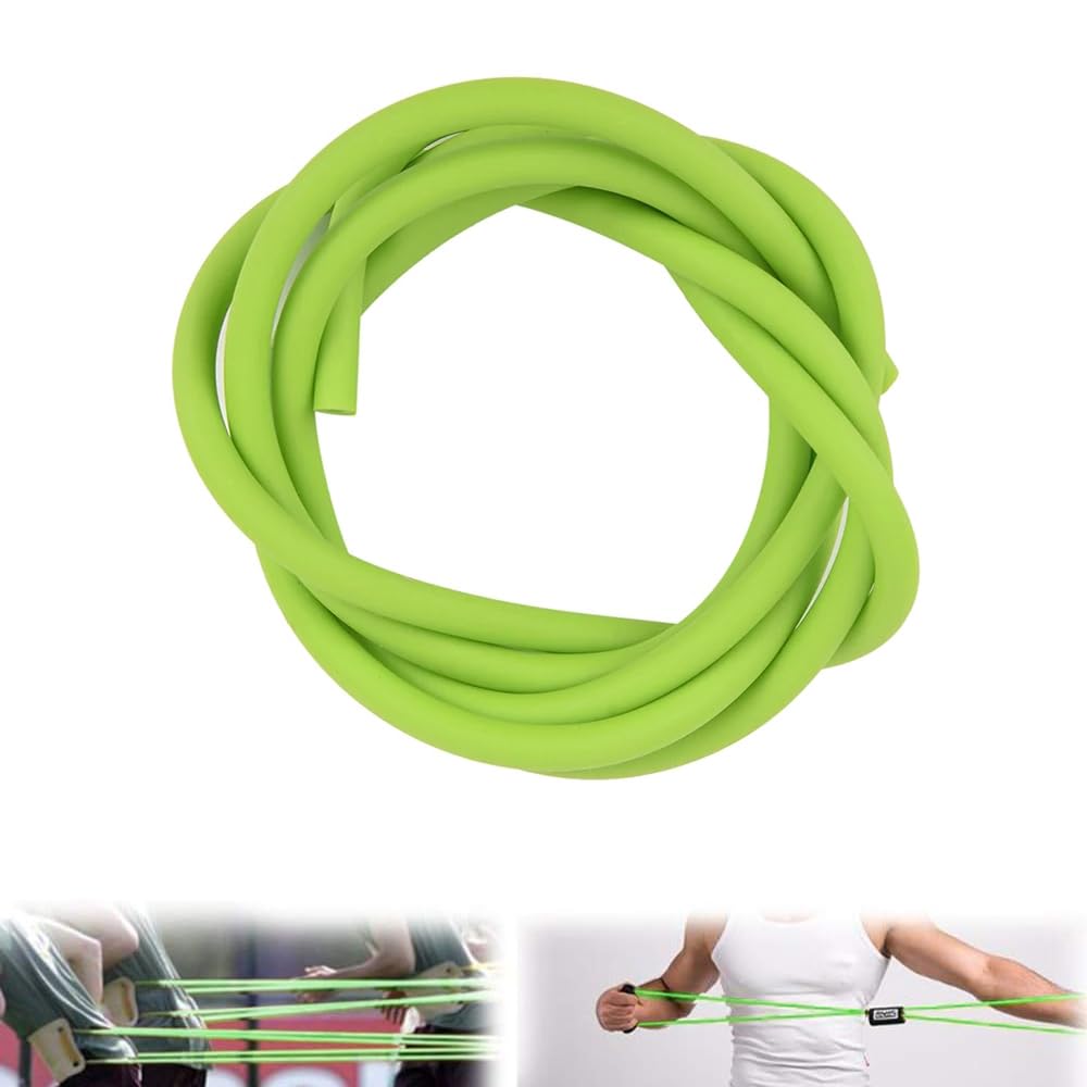 5M/16.40FT Length Natural Latex Tube Surgical Band Tubing Rubber Hose ID 1.7mm OD 4.5mm(Green)