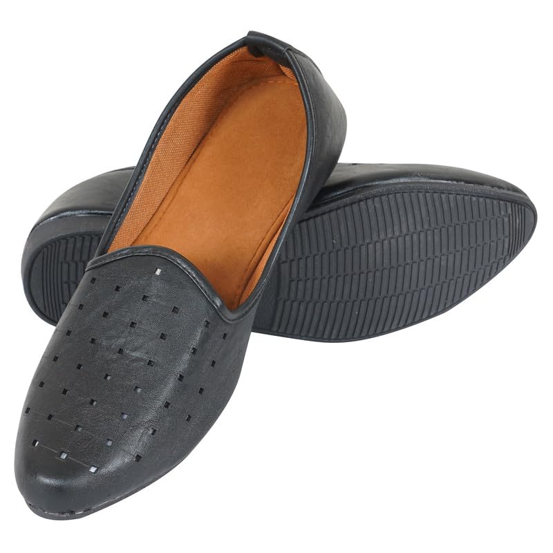 Image of DFR Mens Juttis Ethnic Mojaris | Casual Loafers Juti Shoe for Men