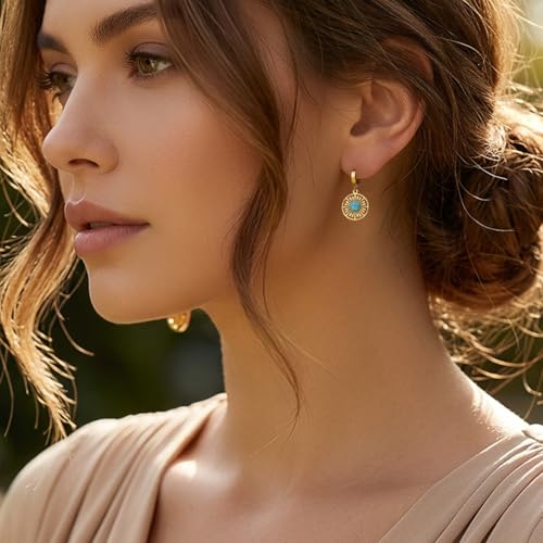 Image of Rubans Demi Fine Stainless Steel Hoop Earrings Daily Gift for Women & Girls